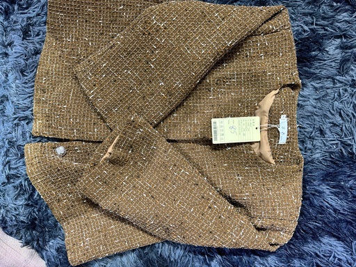 ÁO KHOÁC DẠ NÂU KIMSA THUY