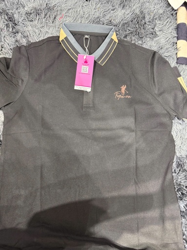 ÁO CỘC TAY NAM ĐEN THUY