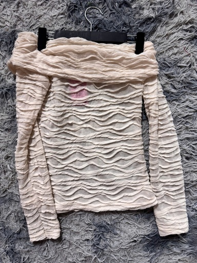 ÁO LEN TRẮNG TRỄ VAI TIEN