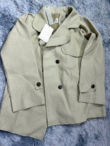 ÁO MĂNGTO TRẮNG DÁNG NGẮN NGOC