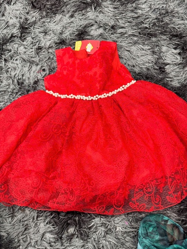 VÁY ĐỎ CÔNG CHÚA BABY TRANG