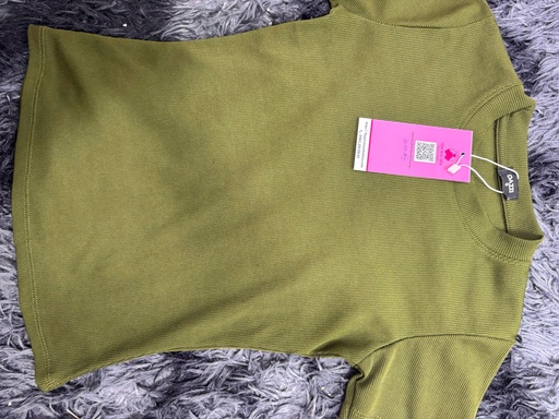 ÁO CỘC TAY LEN TĂM XANH H.ANH