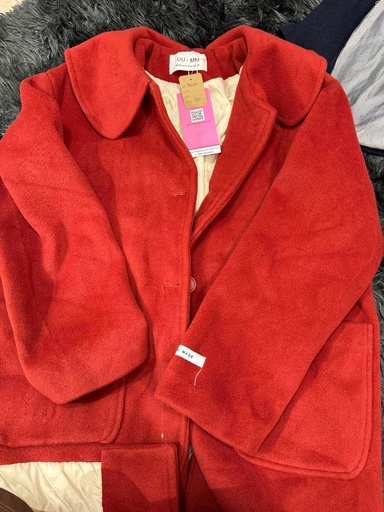 ÁO KHOÁC DẠ ĐỎ VAN