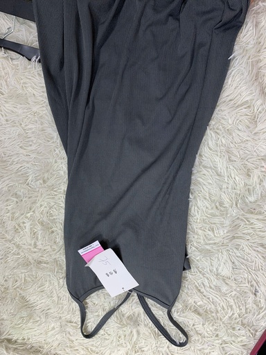 VÁY LIỀN ĐEN 2 DÂY ĐAN LƯNG THUY