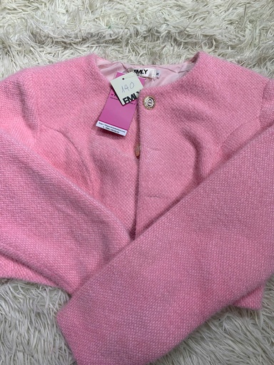 ÁO KHOÁC HỒNG LÔNG THỎ THUY