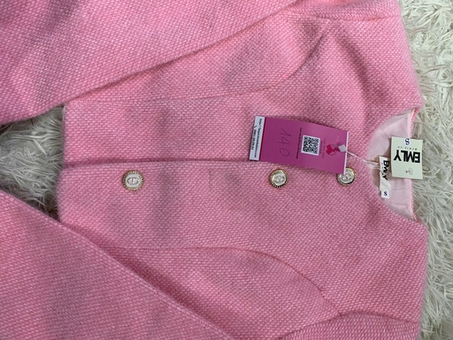 ÁO KHOÁC HỒNG LÔNG THỎ THUY