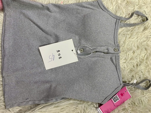 ÁO 2 DÂY XÁM CÓ MÚT NGỰC THUY