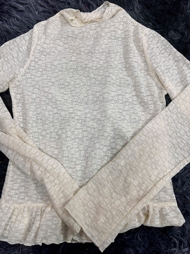 ÁO LEN TRẮNG HOA NHÍ THAM