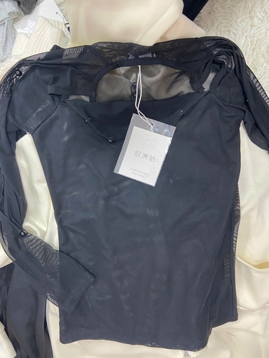 ÁO REN ĐEN LƯỚI 