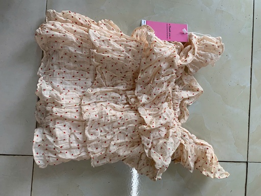 ÁO 2 DÂY CHẤM BI ĐỎ THUY