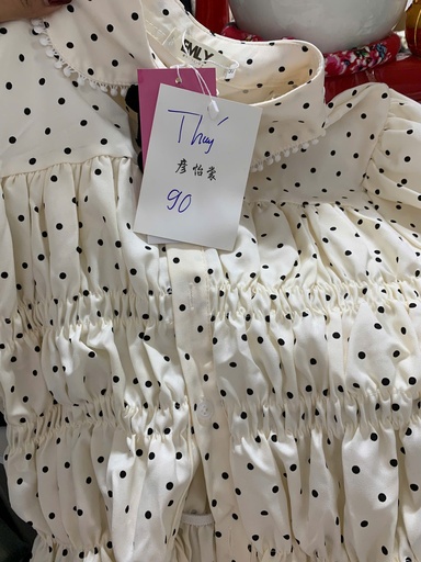 ÁO SƠMI KEM CHẤM BI THUY