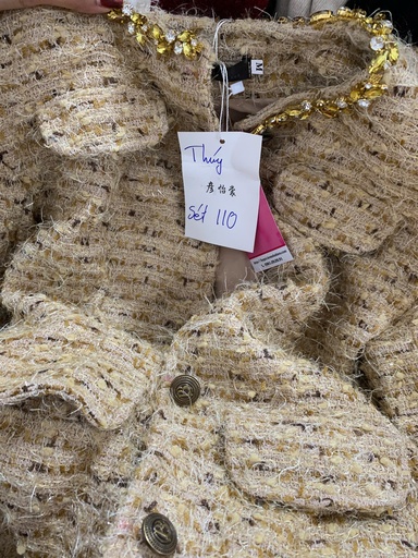 SET ÁO DẠ VÀNG BLING THUY