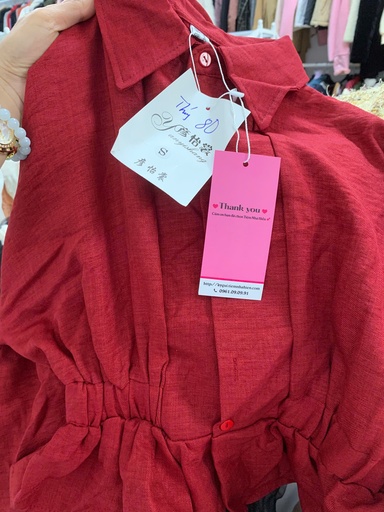 ÁO SƠMI ĐỎ THUY