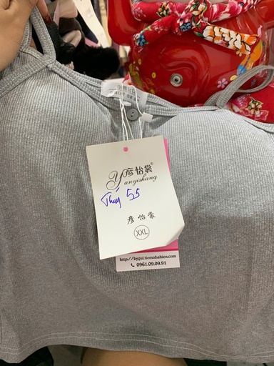 ÁO 2 DÂY XÁM CÓ MÚT NGỰC THUY