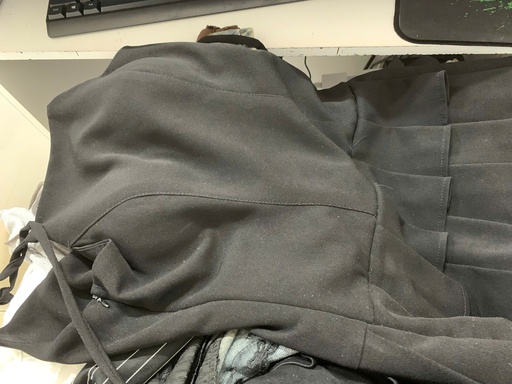 VÁY 2 DÂY ĐEN XẾP LY TẦNG HANH