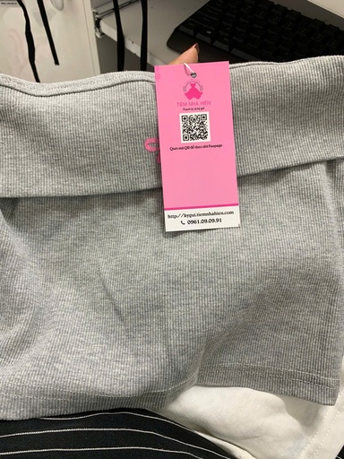 ÁO CUP NGỰC XÁM NƠ NGỰC HANH