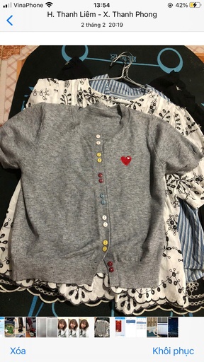 ÁO LEN XÁM CÚC HỌA TIẾT