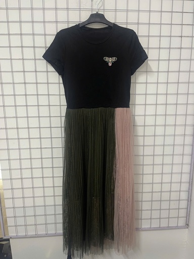 váy phông cv hồng xanh