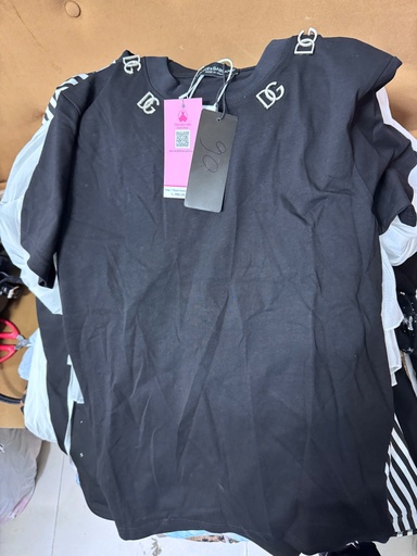 ÁO PHÔNG ĐEN CỔ DG THUY