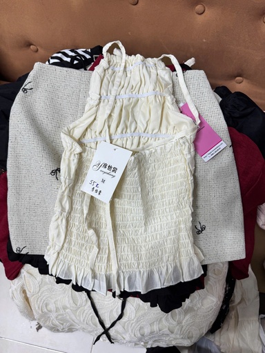 ÁO 2 DÂY NHÚN LƯNG KEM THUY