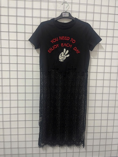 VÁY ĐEN XUÔNG REN