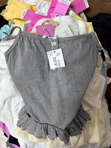 ÁO 2 DÂY XÁM BÈO THUY