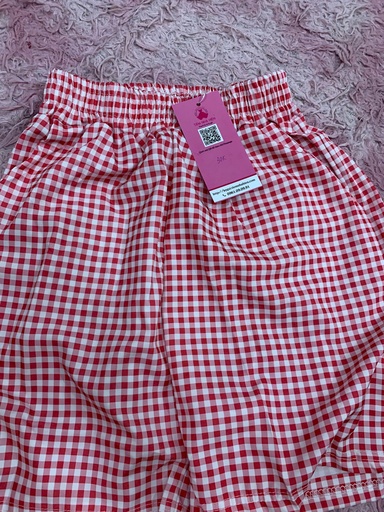 QUẦN SOOC KẺ HỒNG T.LINH