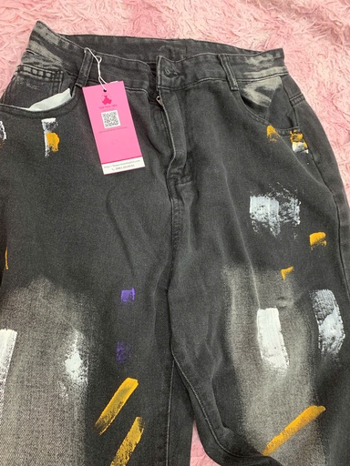 QUẦN BÒ ĐEN VẨY SƠN T.LINH