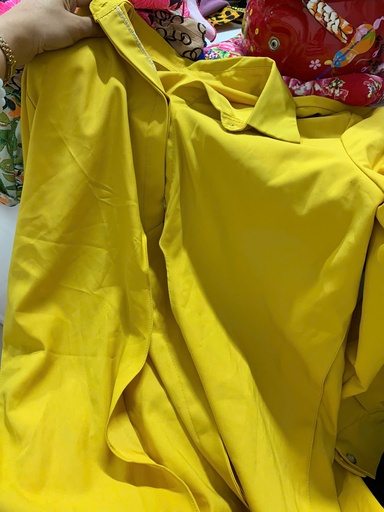 VÁY SƠMI DÁNG DÀI VÀNG THANH