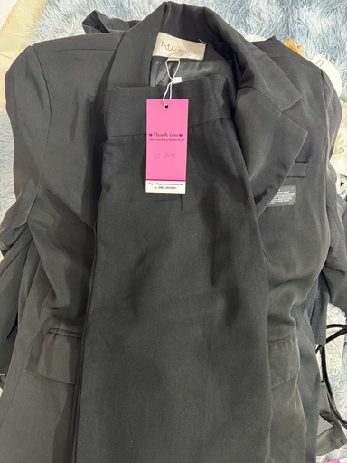 SET BỘ VEST ĐEN YEN