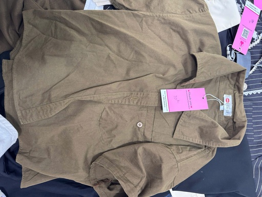 ÁO SƠMI CỘC TAY NÂU THAO