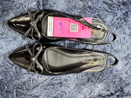 GIẦY BUPBÊ ĐEN NƠ THAO