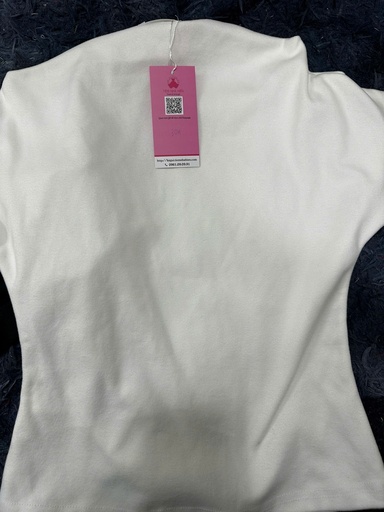 ÁO PHÔNG TRẮNG CỔ CAO T.NGUYEN