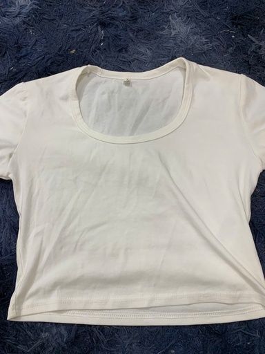 ÁO PHÔNG TRẮNG CỔ VUÔNG NTKOANH