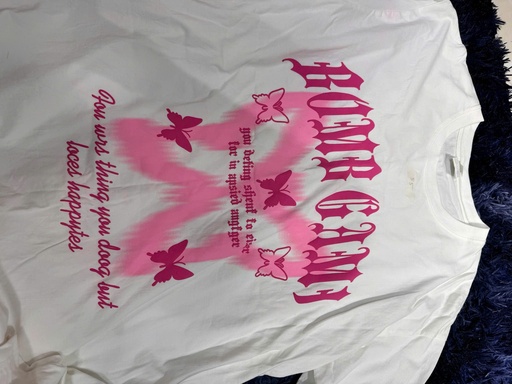 ÁO PHÔNG TRẮNG HỌA TIẾT CÁNH BƯỚM VY