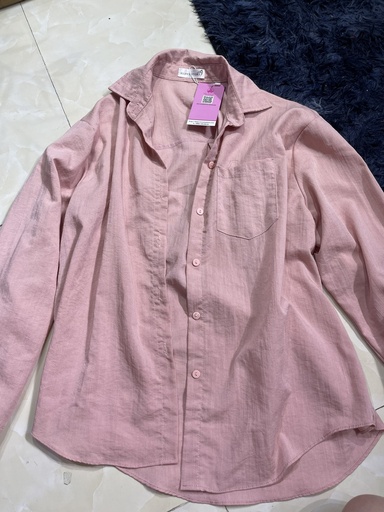 ÁO SƠMI HỒNG TIEN