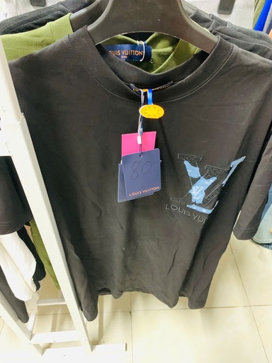 ÁO PHÔNG ĐEN LV XANH NGỰC THUY