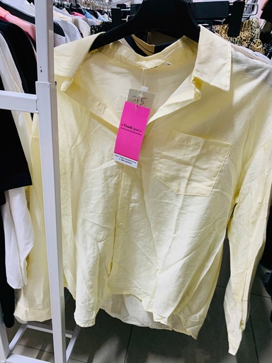 ÁO SƠMI VÀNG TÚI NGỰC THUY