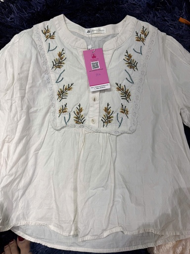 ÁO BABYDOLL TRẮNG ĐŨI VAN