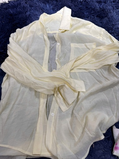 ÁO SƠMI VÀNG MỎNG NMPHUONG