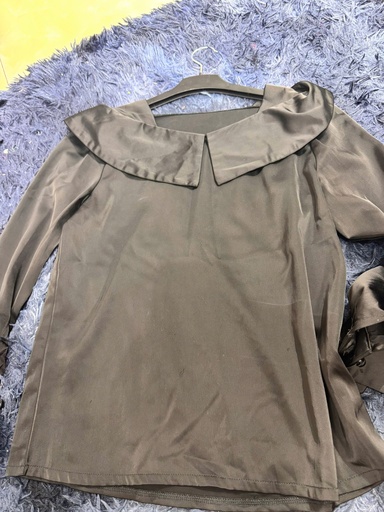 ÁO SƠMI ĐEN CỔ BÈO NMPHUONG