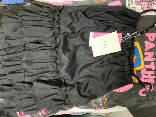 VÁY VOAN ĐEN TẦNG THUY