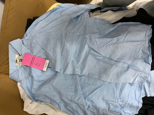 ÁO SƠMI XANH DƯƠNG EMMI THUY