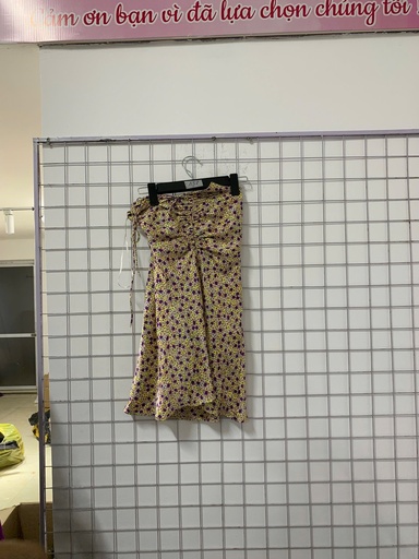 váy ngủ hoa nhí tím vàng 