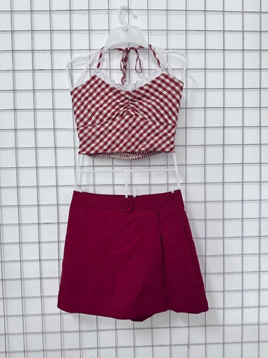 set kẻ đỏ